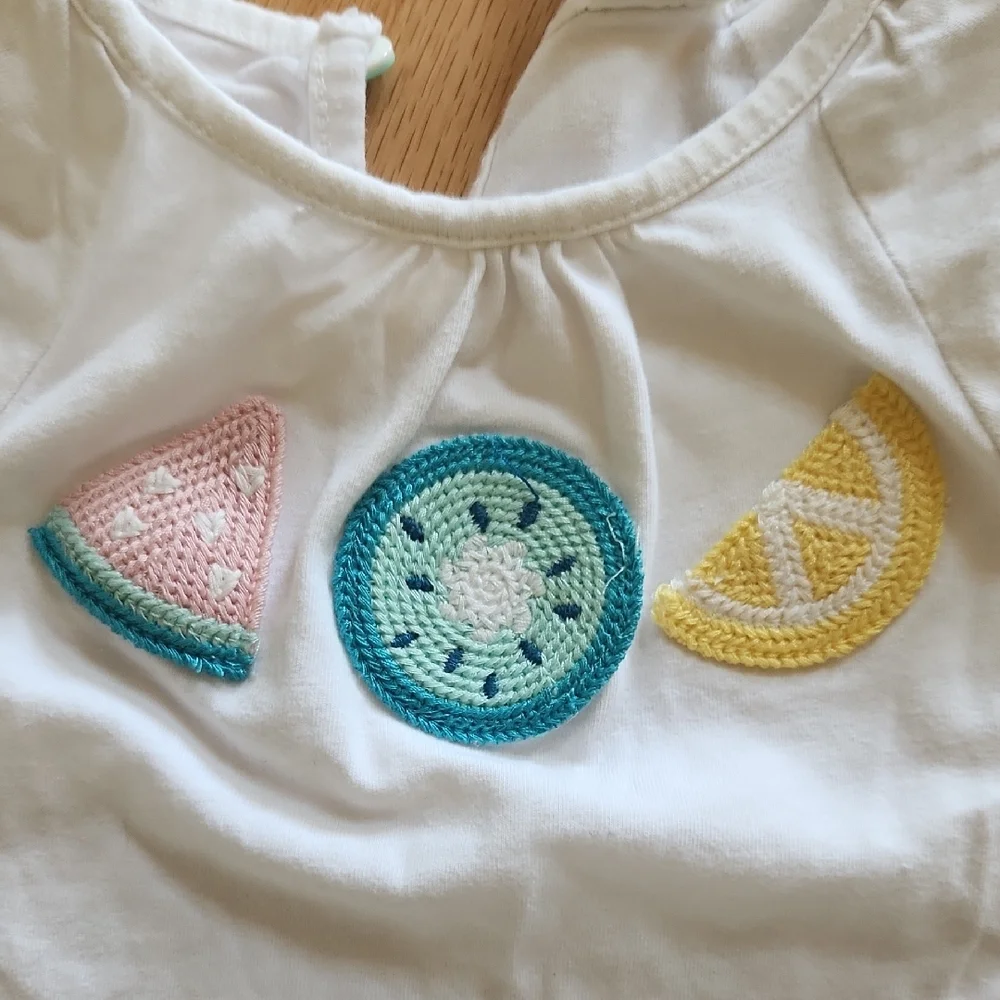 C&C California Kids Matching Set White Top with Light Green Shorts